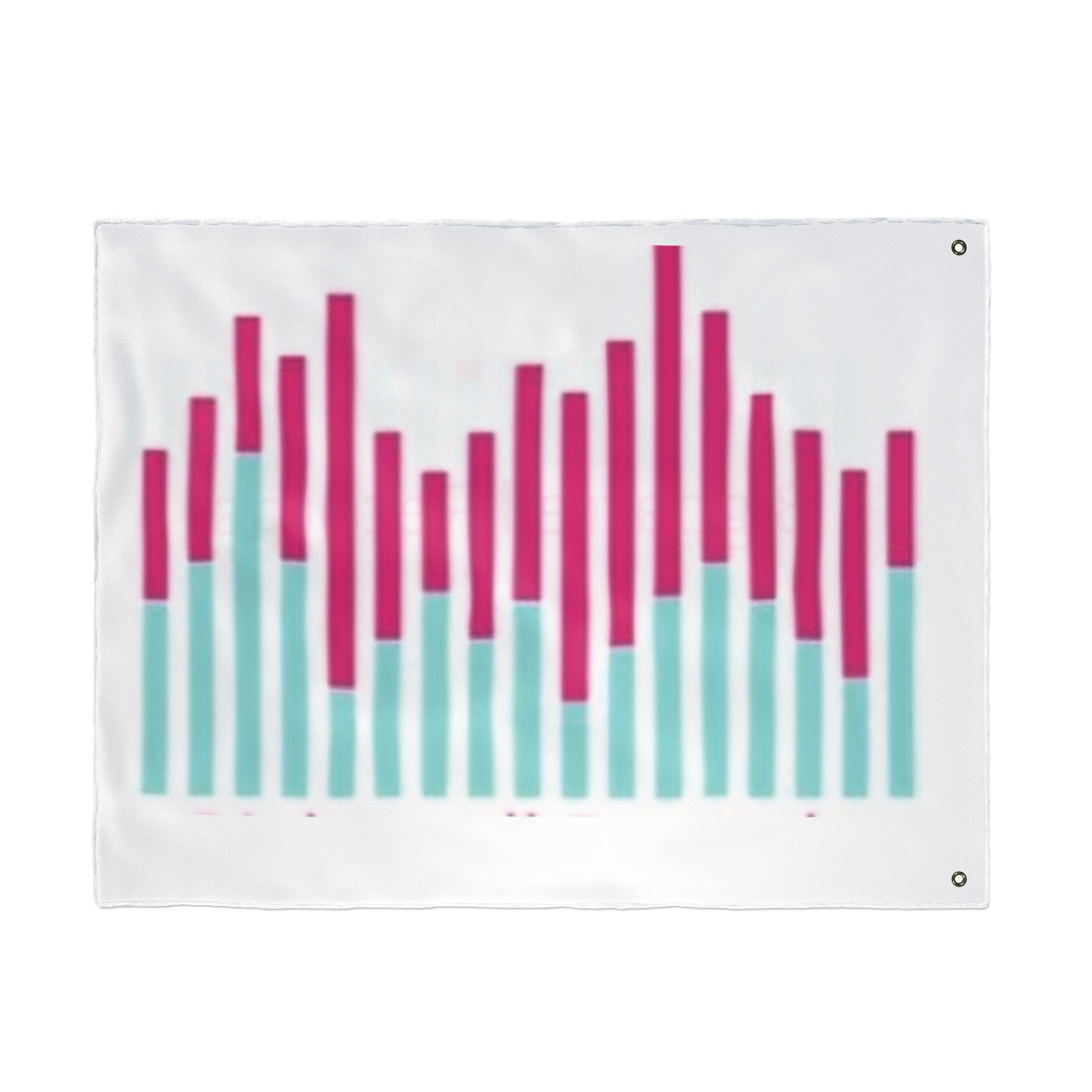 Double-Sided Flag - Bigbarrell Records Logo & Waveform Design