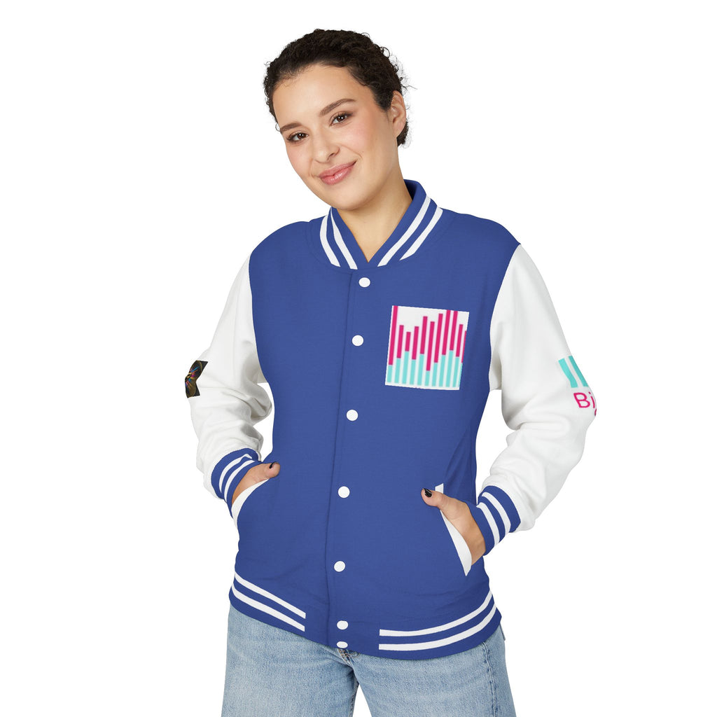 Letterman Jacket — Bigbarrell Records Retro Logo Varsity Jacket
