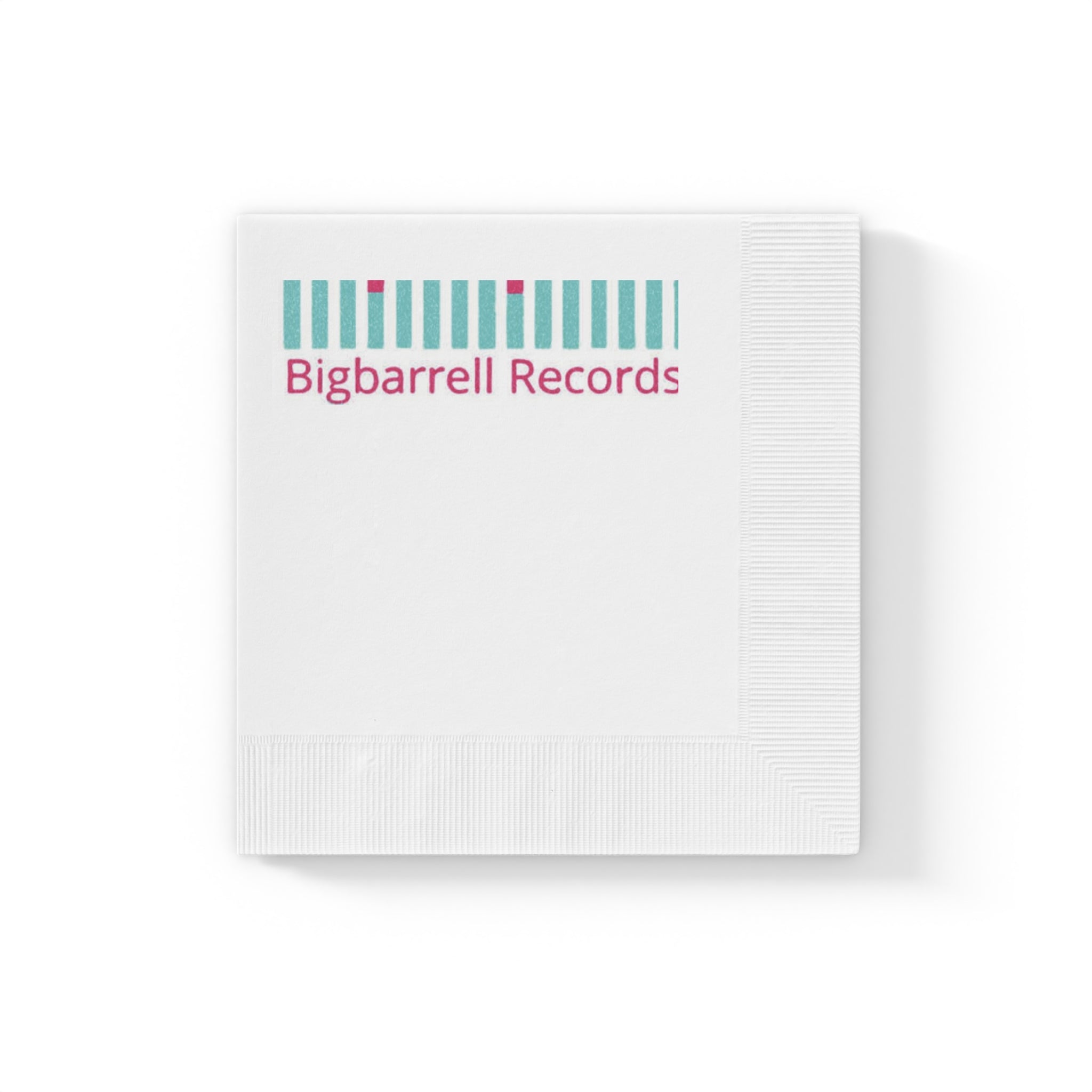 Branded Cocktail Napkins — Bigbarrell Records Logo
