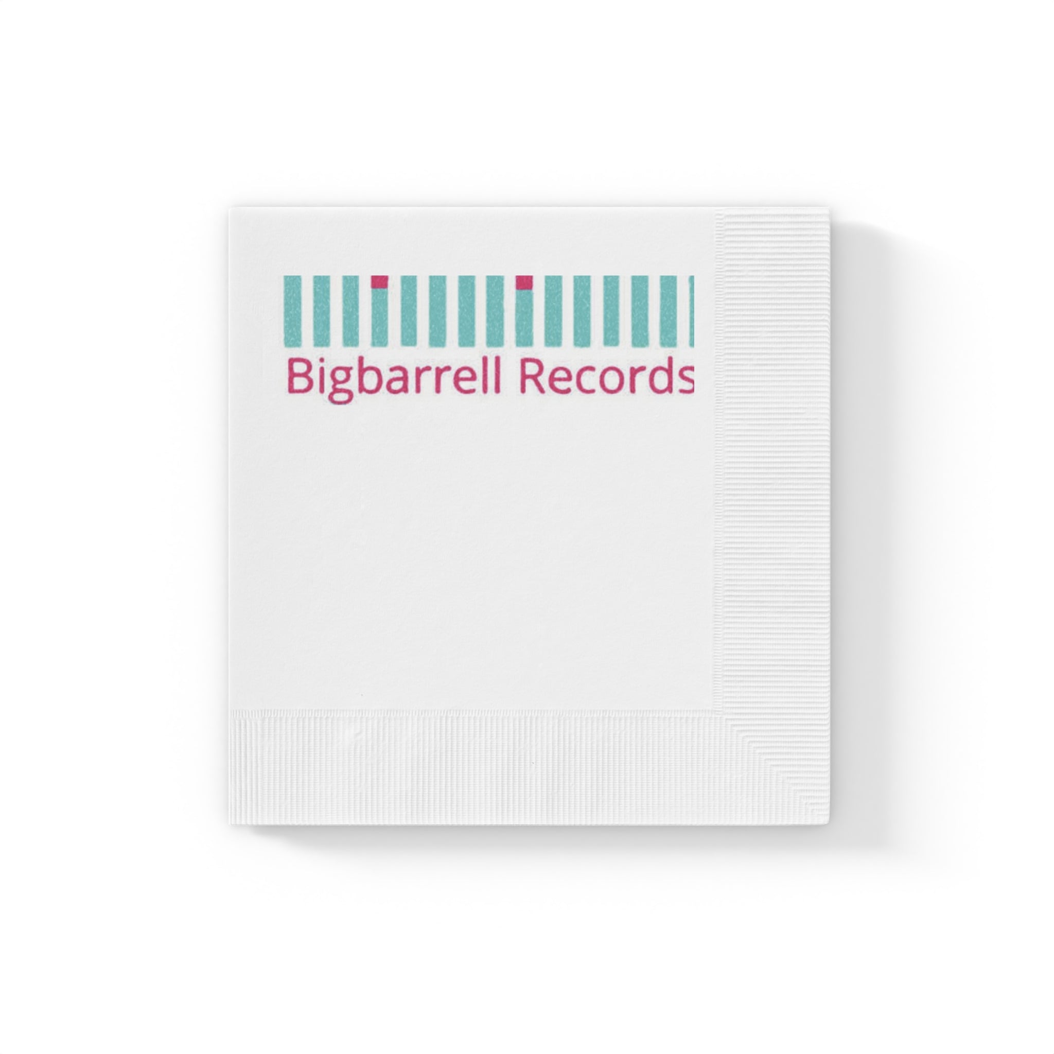 Branded Cocktail Napkins — Bigbarrell Records Logo