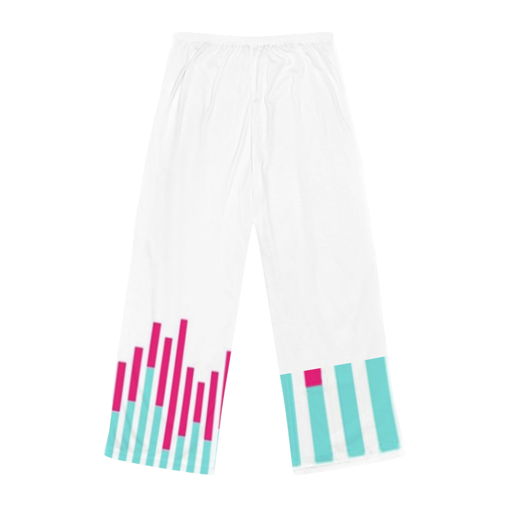 Sleep Pants — Pastel Audio Wave 'Bigba' Graphic Pajama Pants