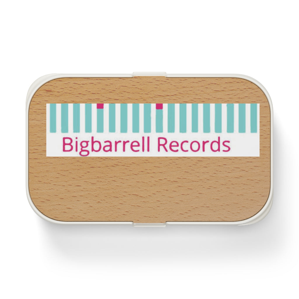 Bento Lunch Box — Bigbarrell Records Wooden-Top Compact Lunchbox