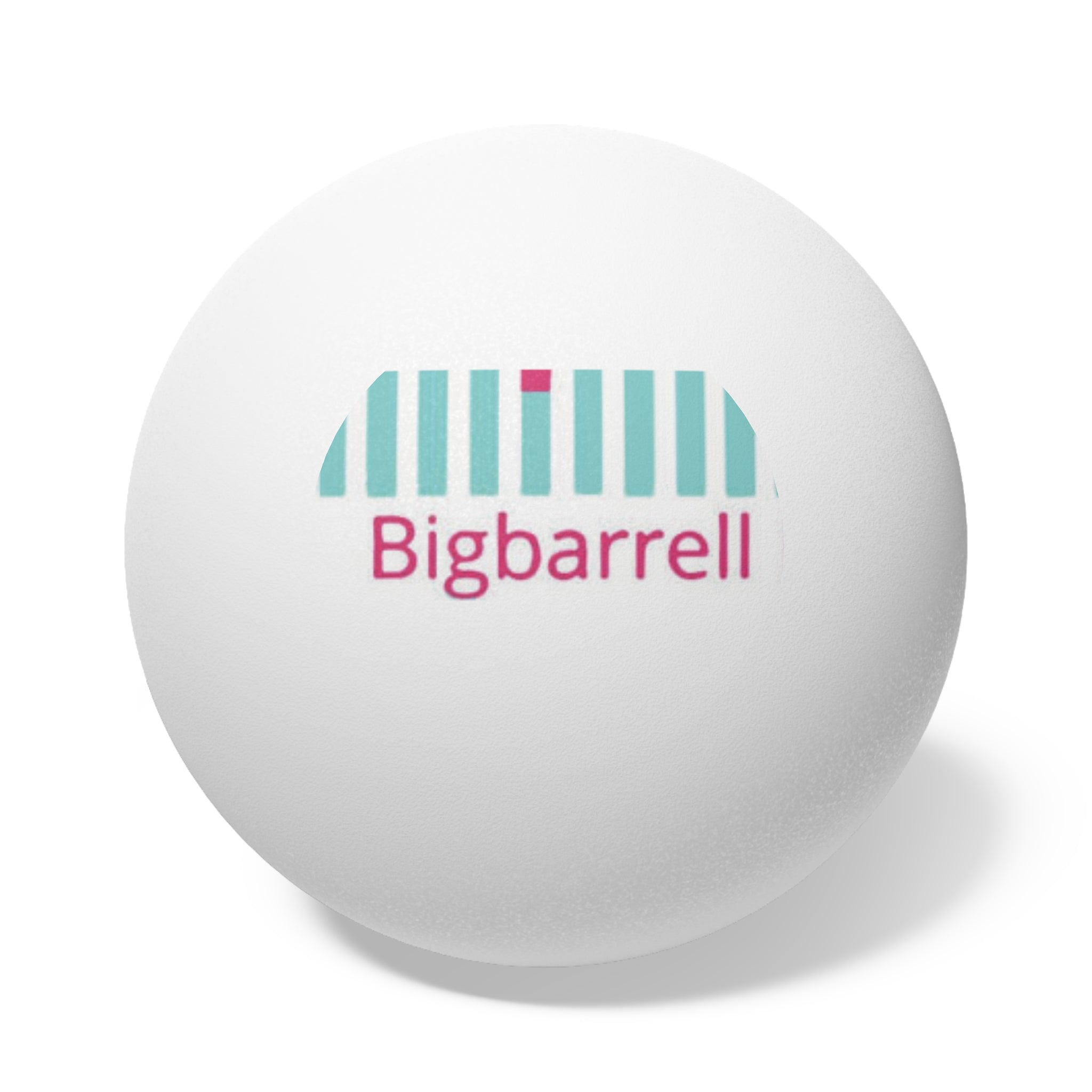 Ping Pong Balls (6-Pack) with Bigbarrell Logo – Table Tennis Practice & Party Set