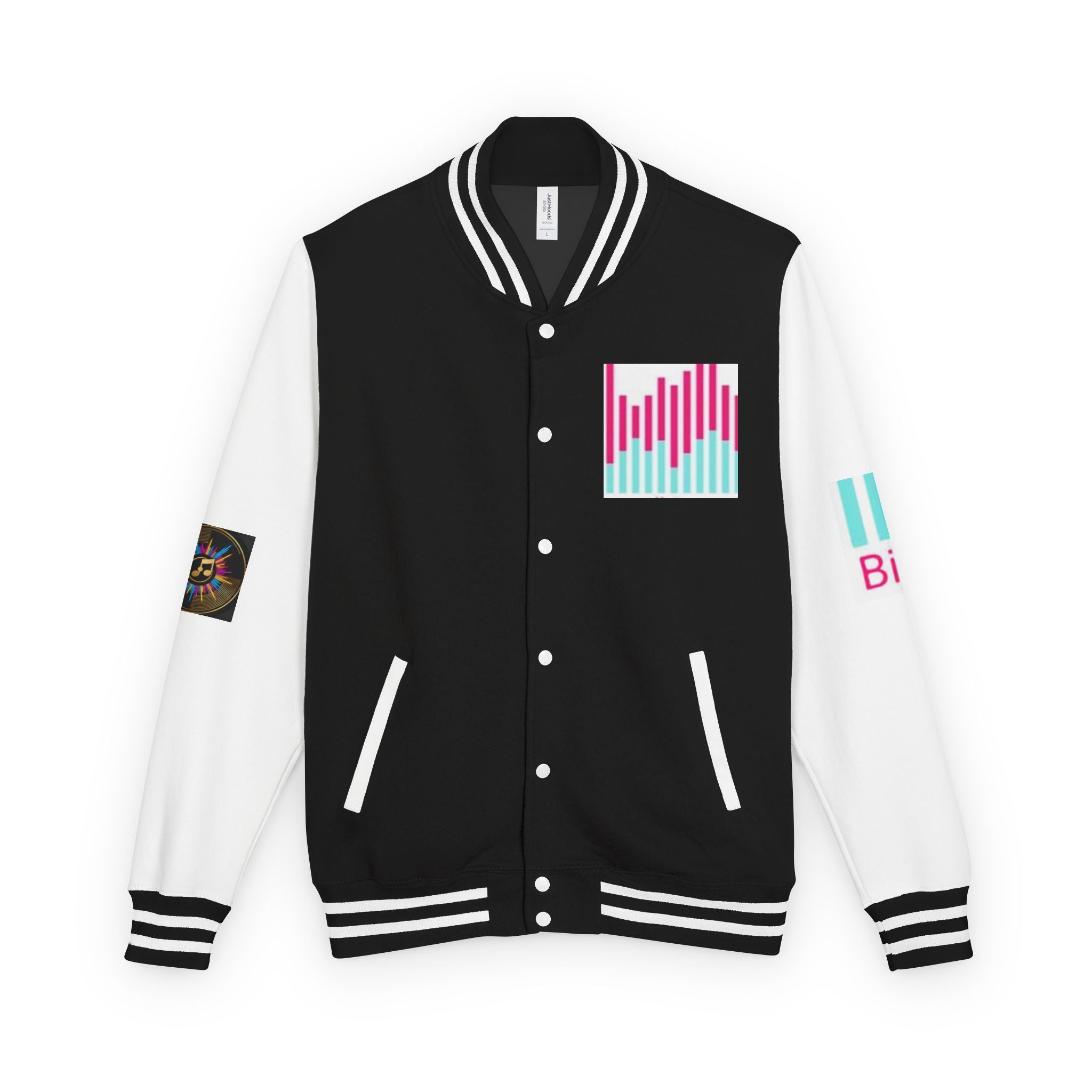 Letterman Jacket — Bigbarrell Records Retro Logo Varsity Jacket