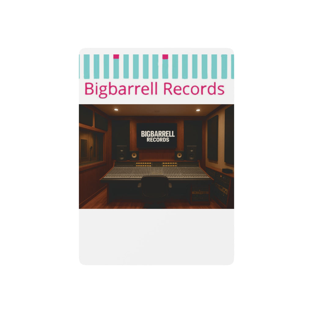 Poker Playing Cards — Custom Bigbarrell Records Casino Deck