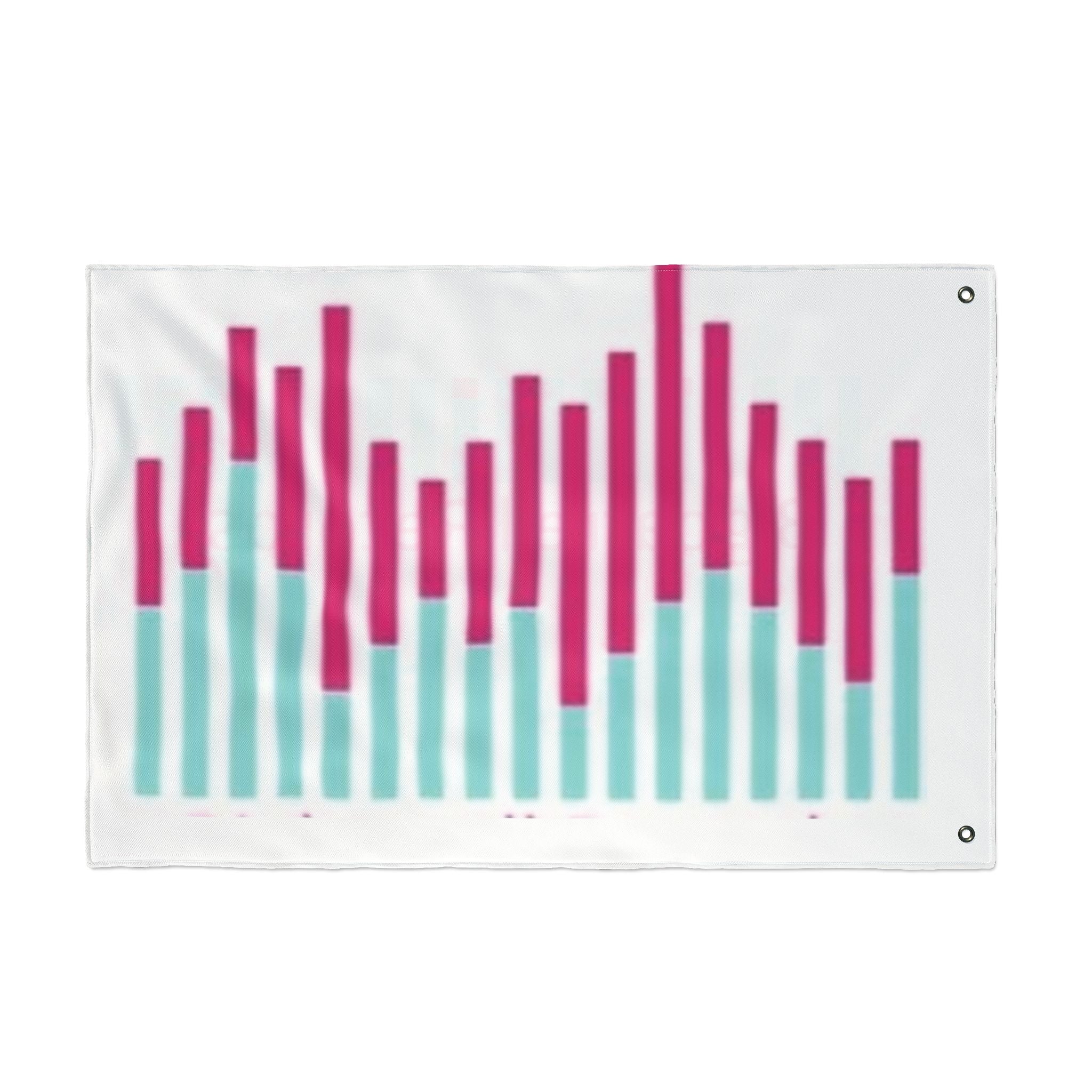 Double-Sided Flag - Bigbarrell Records Logo & Waveform Design