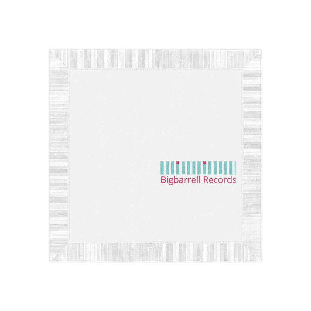 Branded Cocktail Napkins — Bigbarrell Records Logo