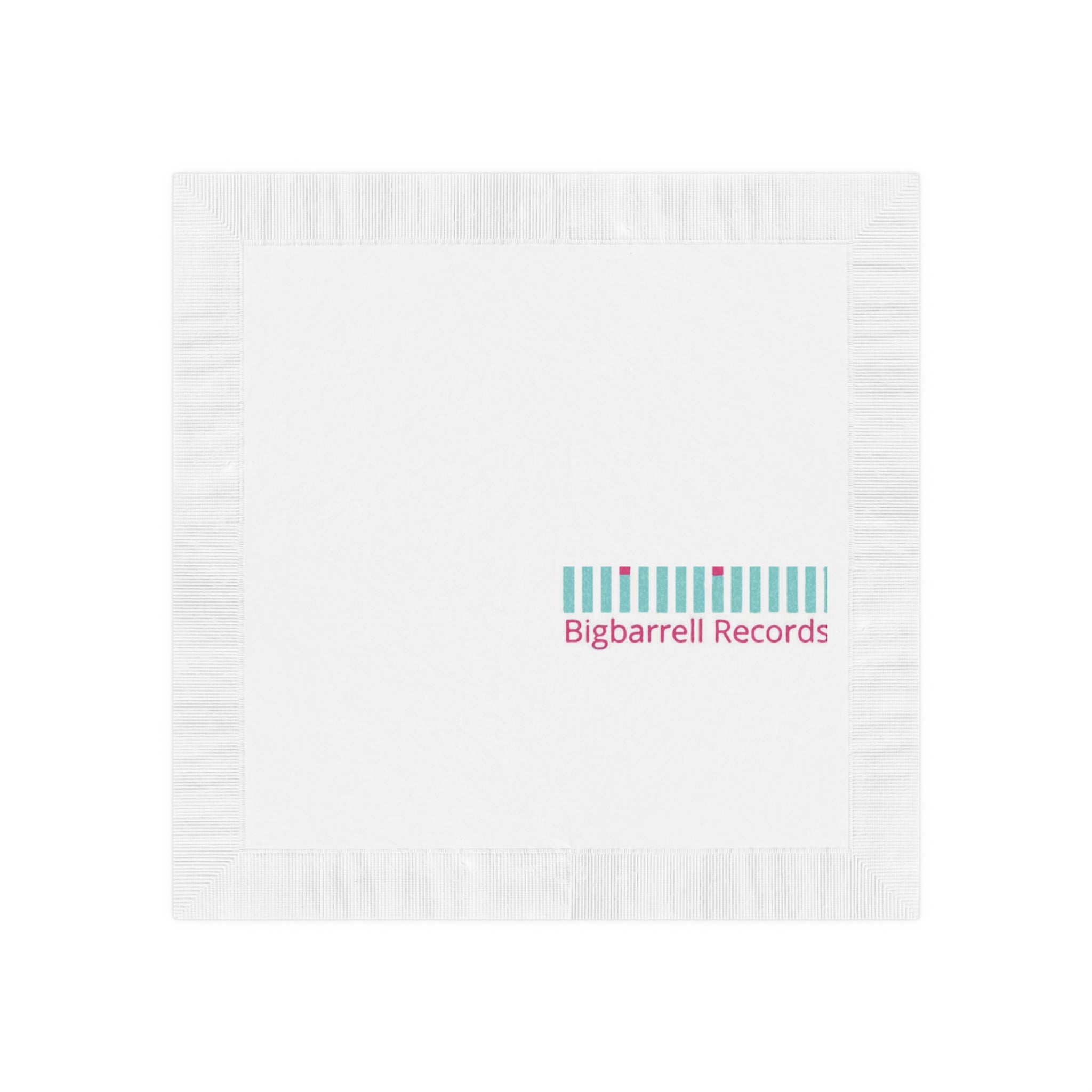 Branded Cocktail Napkins — Bigbarrell Records Logo