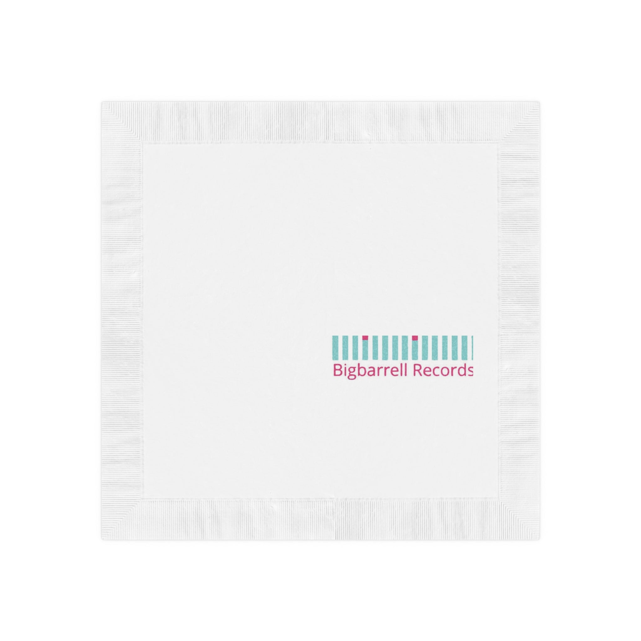 Branded Cocktail Napkins — Bigbarrell Records Logo