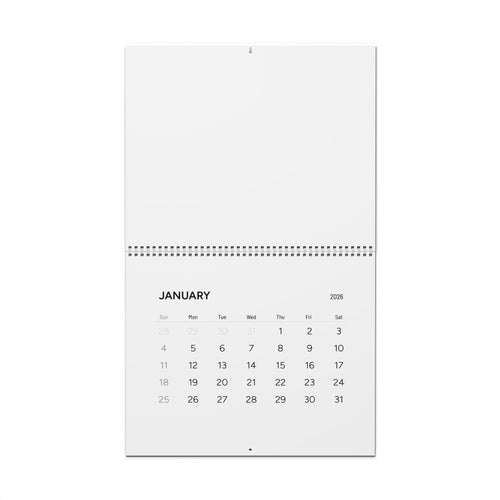 2026 Minimal Wall Calendar — Monthly Planner & Organizer