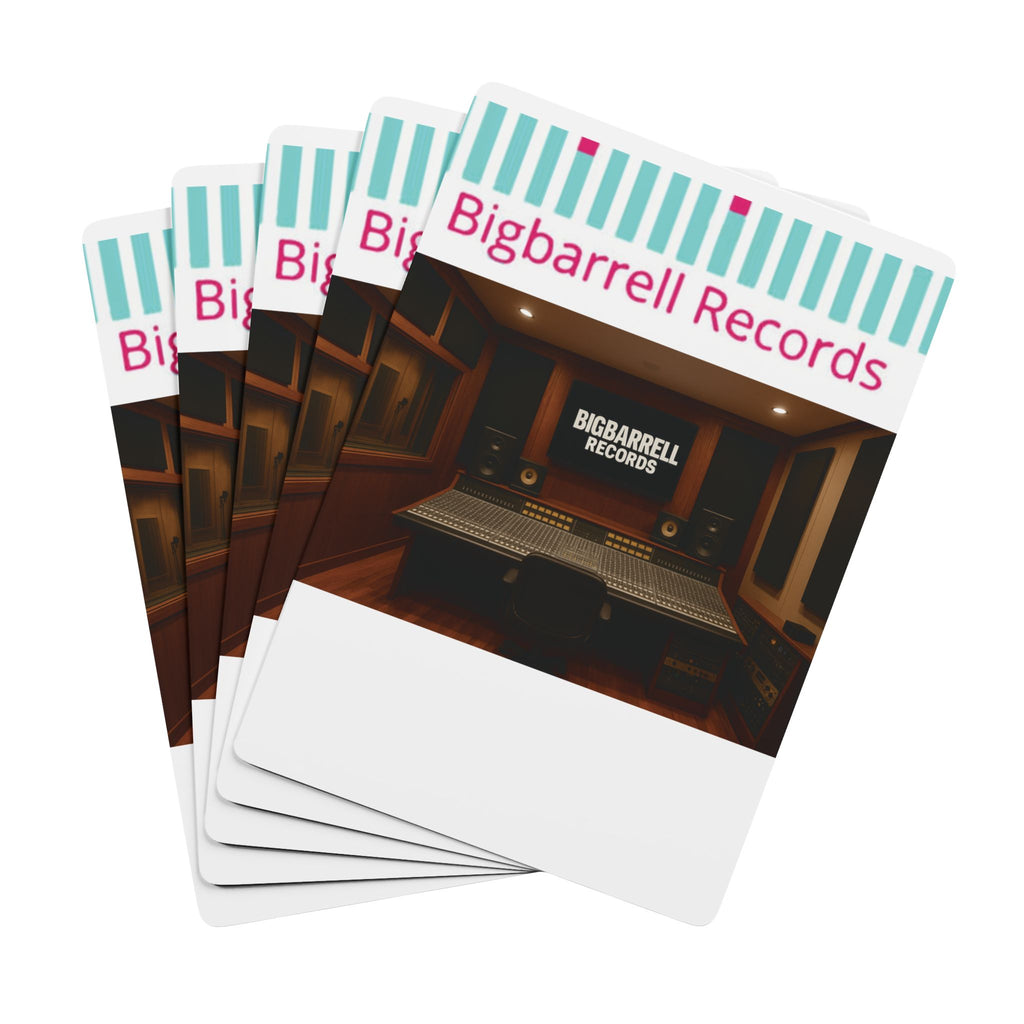 Poker Playing Cards — Custom Bigbarrell Records Casino Deck
