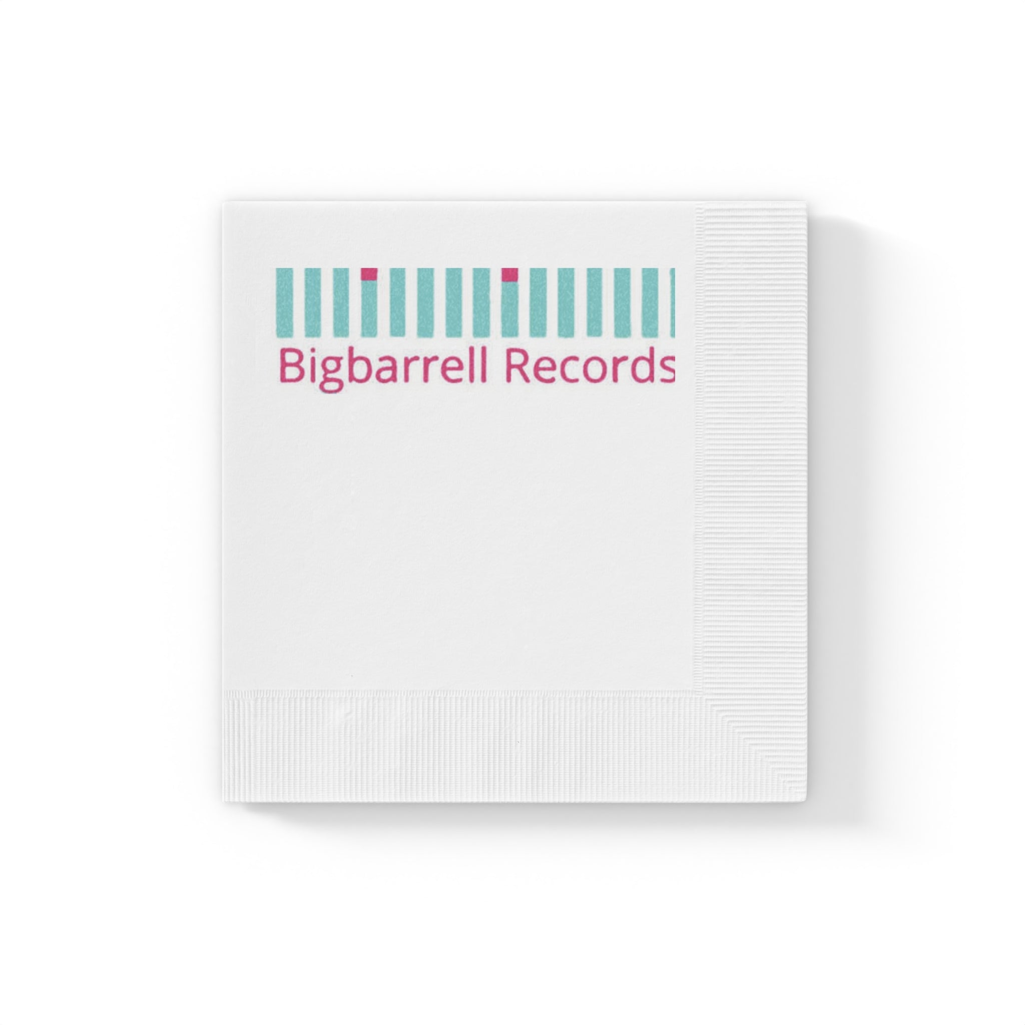 Branded Cocktail Napkins — Bigbarrell Records Logo