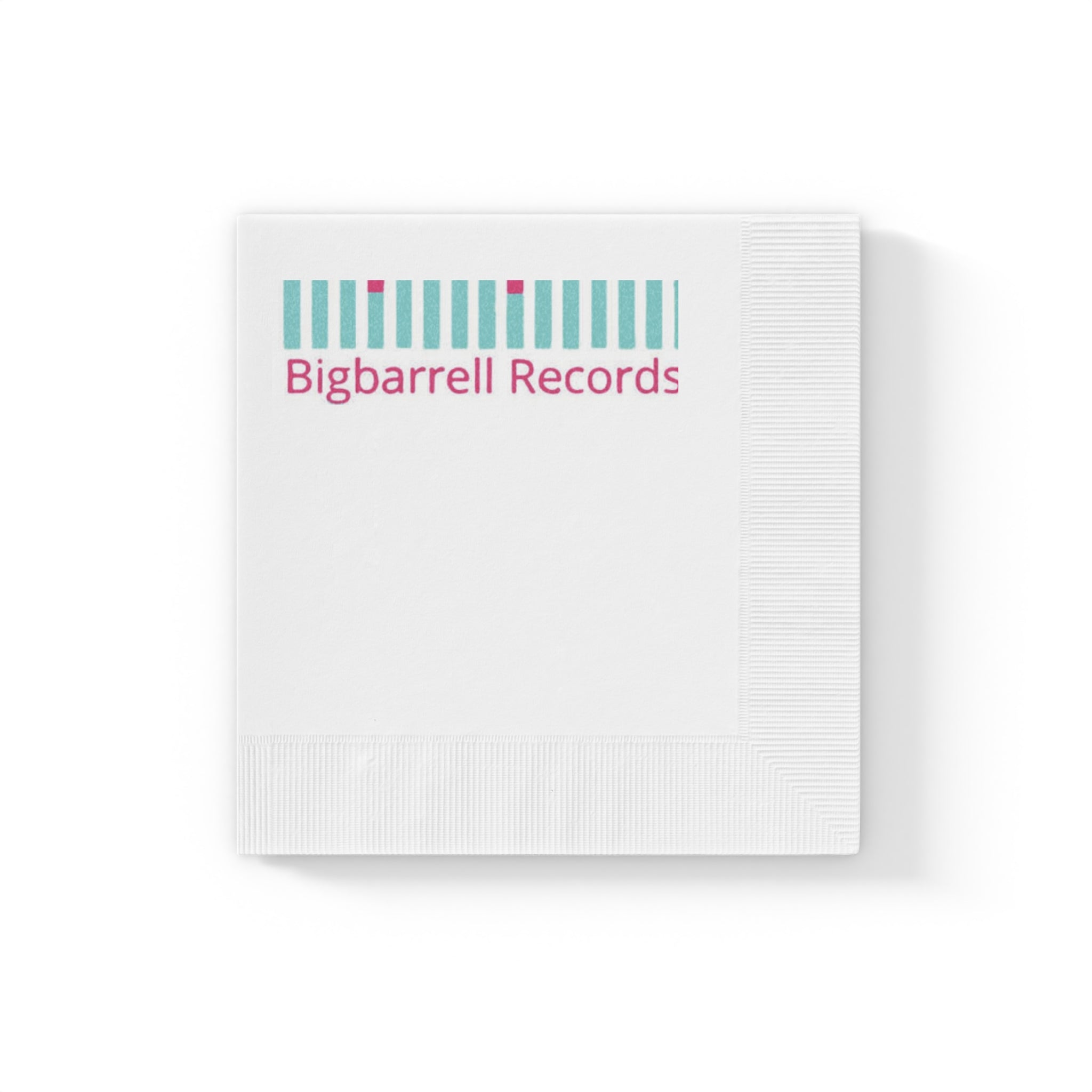 Branded Cocktail Napkins — Bigbarrell Records Logo
