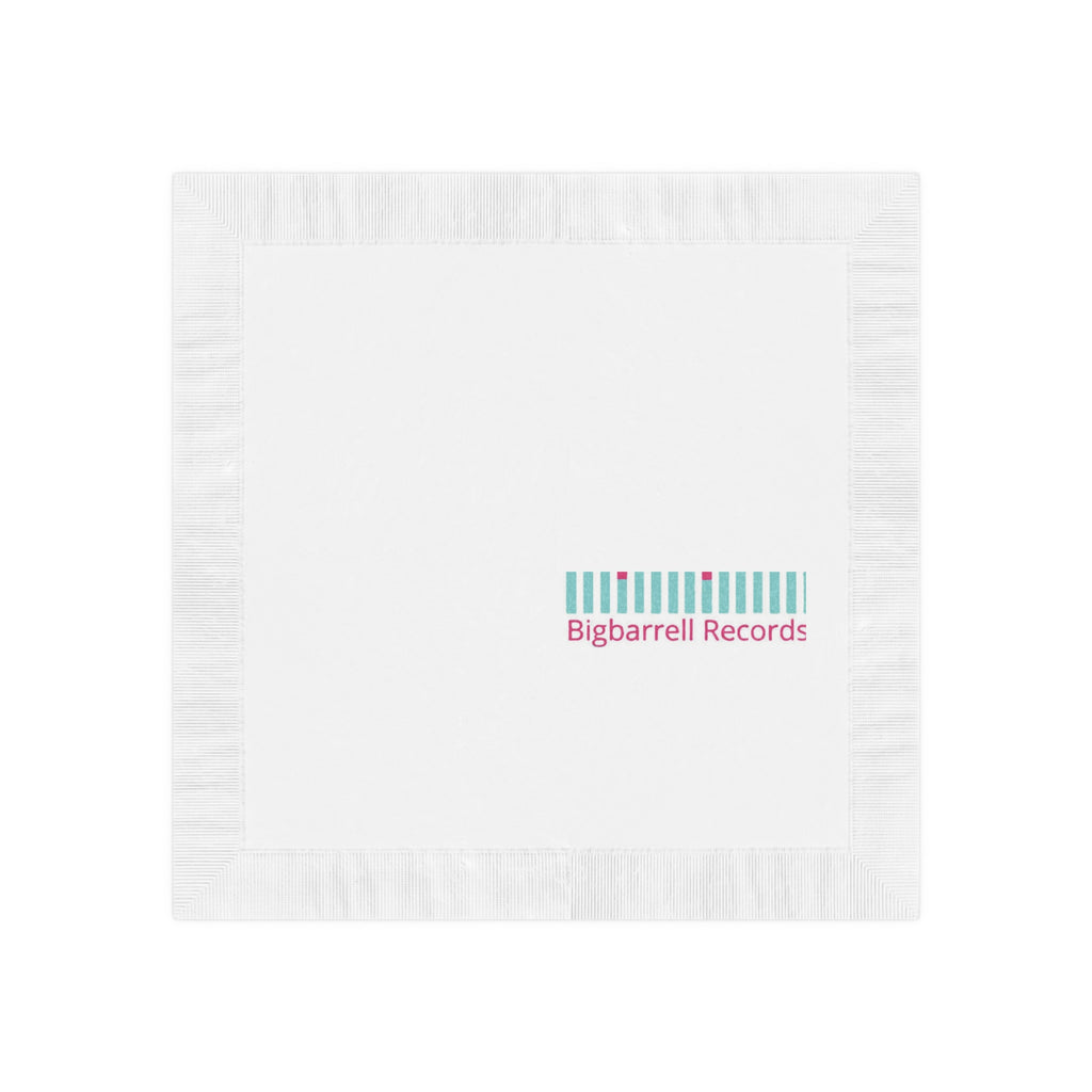 Branded Cocktail Napkins — Bigbarrell Records Logo